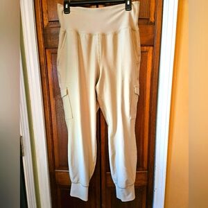 Old Navy Light Tan Track Pants Relaxed Fit Joggers